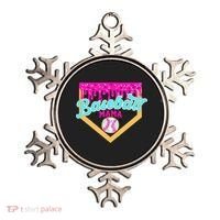 Baseball Mama Ice Cream Drip Funny Baseball Mother's Day  Ornament thumb 0