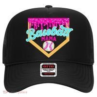 Baseball Mama Ice Cream Drip Funny Baseball Mother's Day  Hat thumb 0