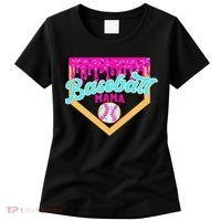 Baseball Mama Ice Cream Drip Funny Baseball Mother's Day  Women's T-Shirt thumb 0