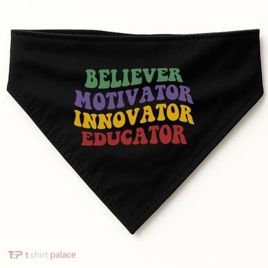 Believer Motivator Innovator Educator USA-Made Doggie Bandana