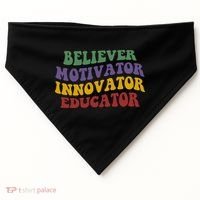 Believer Motivator Innovator Educator USA-Made Doggie Bandana thumb 0