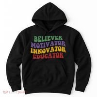 Believer Motivator Innovator Educator Hoodie thumb 0