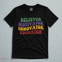 Believer Motivator Innovator Educator T-Shirt thumb 5