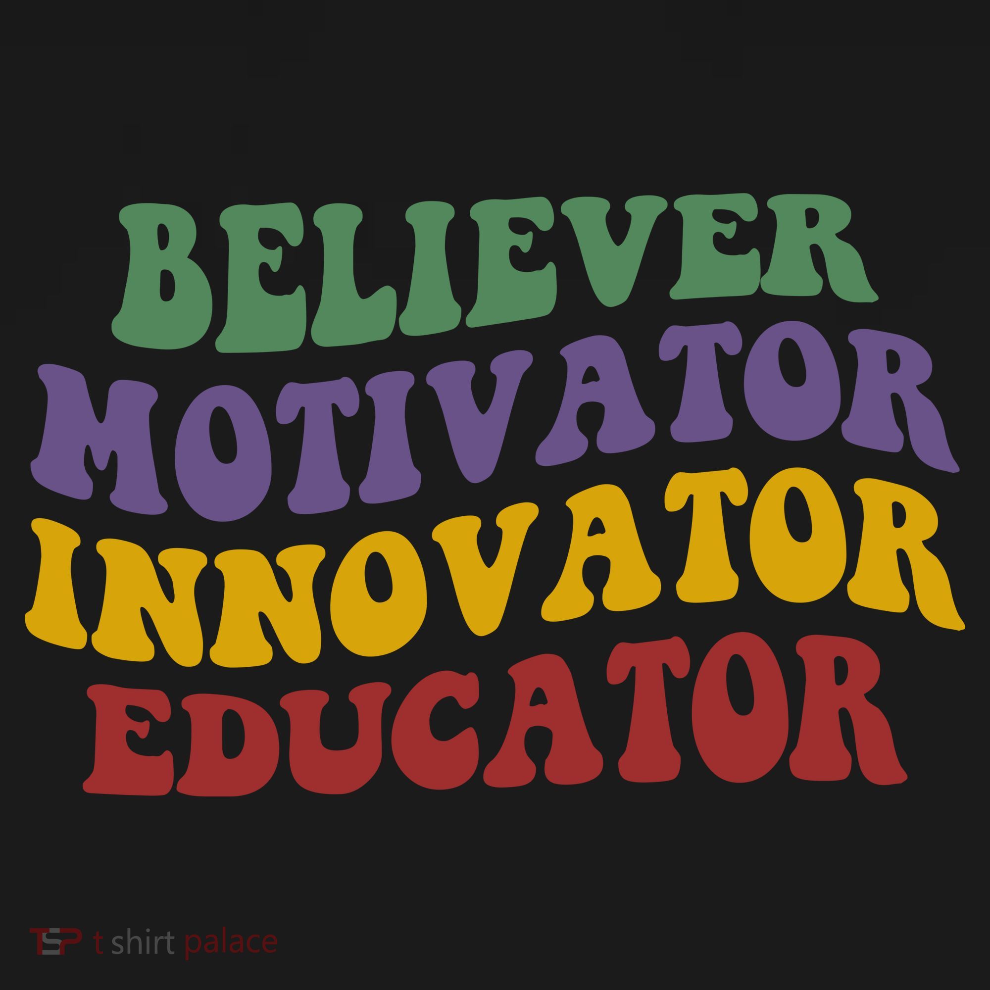 Believer Motivator Innovator Educator Pajama Set