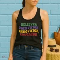 Believer Motivator Innovator Educator Women's Tank Top thumb 2