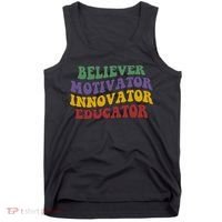 Believer Motivator Innovator Educator Tank Top thumb 0