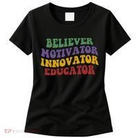 Believer Motivator Innovator Educator Women's T-Shirt thumb 0