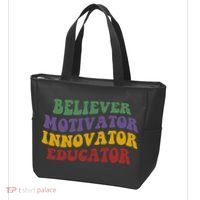 Believer Motivator Innovator Educator Tote Bag thumb 3