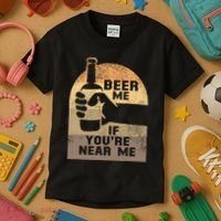 Beer Me If YouRe Near Me Kids T-Shirt thumb 3