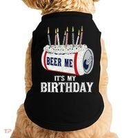 Beer Me Its My Birthday Funny Drinking Party Doggie Tank thumb 0