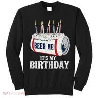 Beer Me Its My Birthday Funny Drinking Party Sweatshirt thumb 0