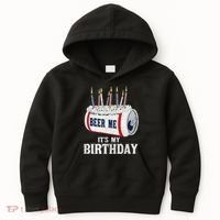 Beer Me Its My Birthday Funny Drinking Party Kids Hoodie thumb 0