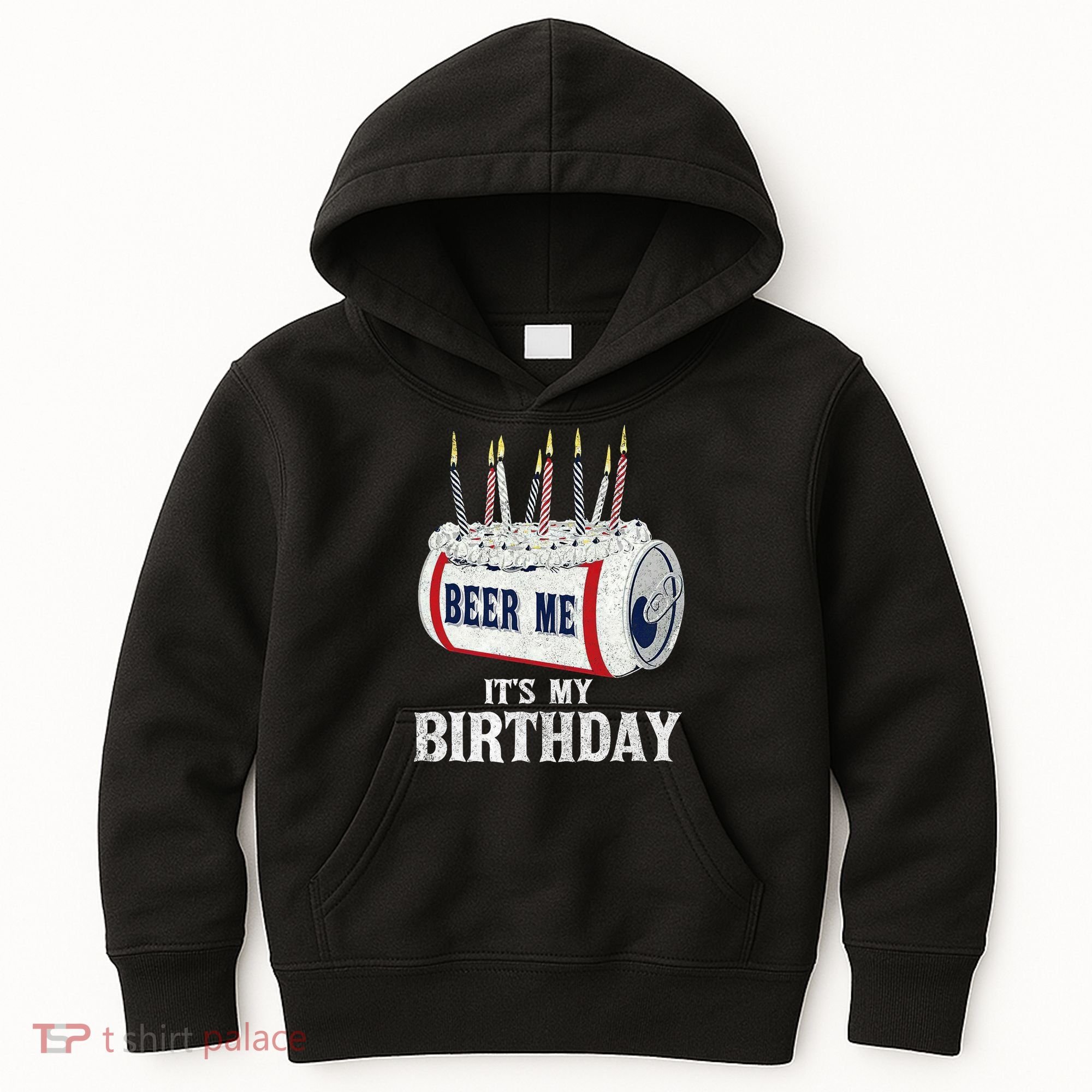Beer Me Its My Birthday Funny Drinking Party Kids Hoodie