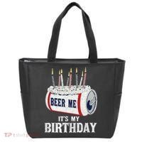 Beer Me Its My Birthday Funny Drinking Party Tote Bag thumb 0