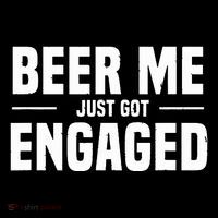Beer Me I Just Got Engaged Funny Engagement Gift Women's Hoodie thumb 2