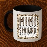 Bleached Mimi Is My Name Spoiling Is My Game Funny Mimi Life Gift Coffee Mug thumb 2