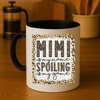 Bleached Mimi Is My Name Spoiling Is My Game Funny Mimi Life Gift Coffee Mug thumb 4