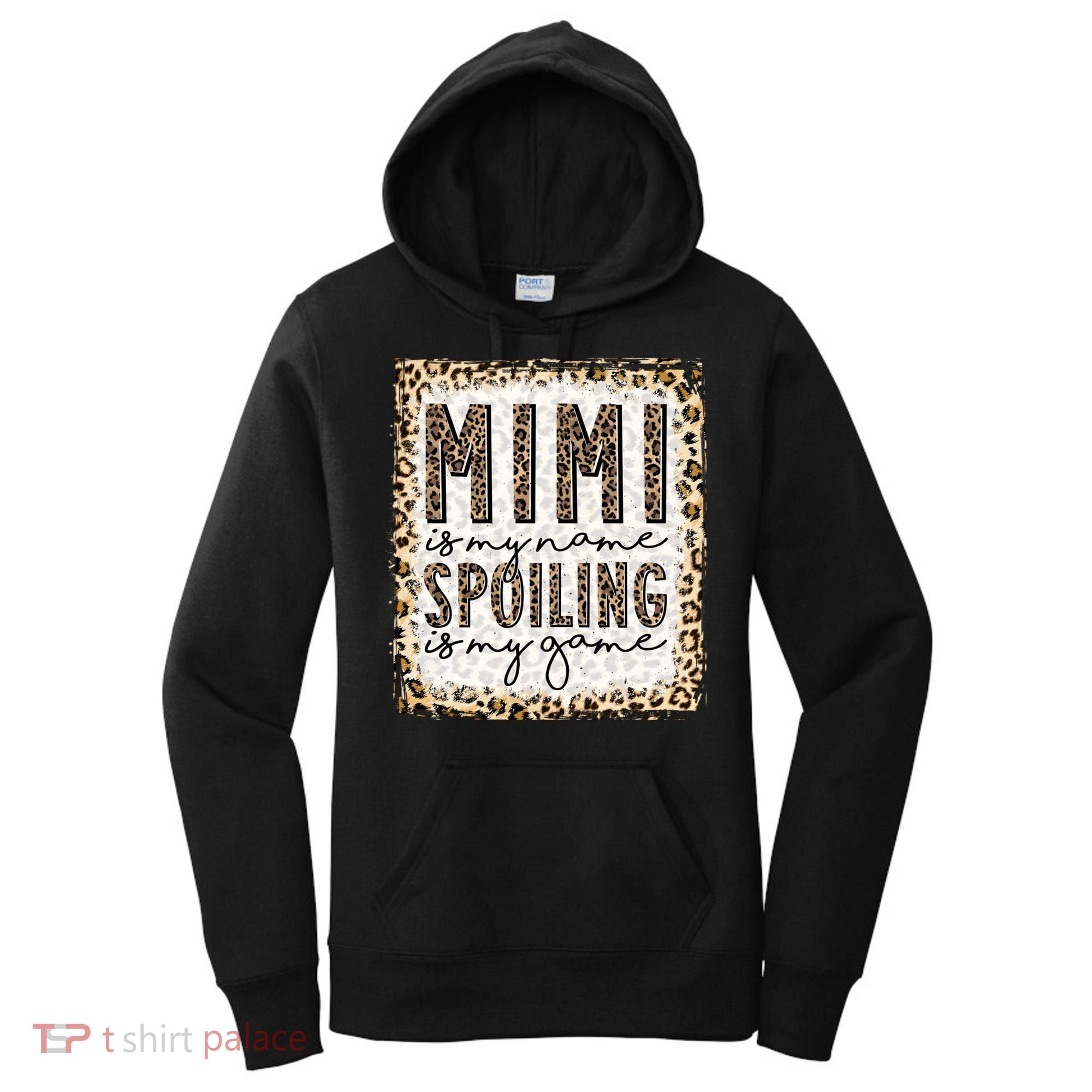 Bleached Mimi Is My Name Spoiling Is My Game Funny Mimi Life Gift Women's Hoodie