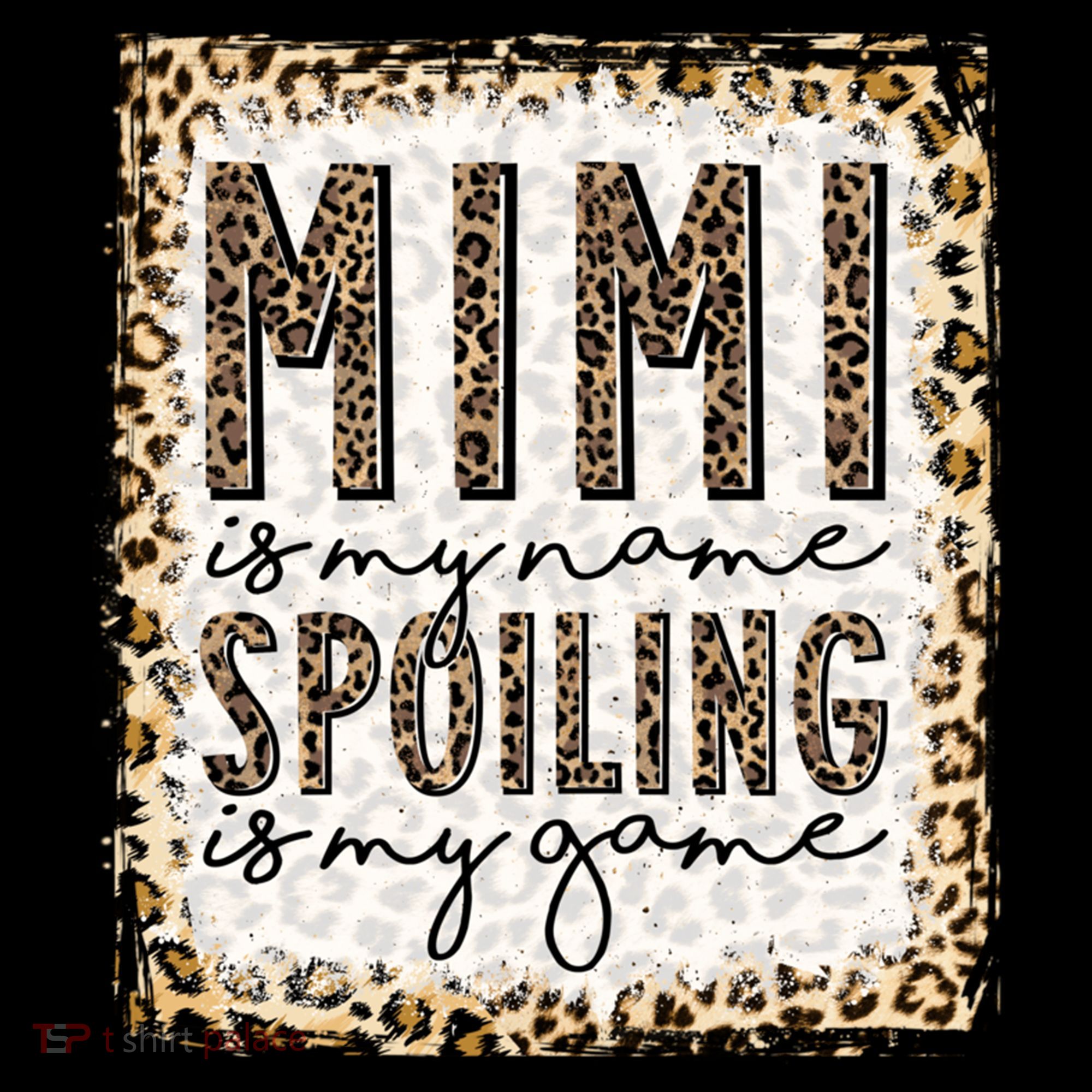 Bleached Mimi Is My Name Spoiling Is My Game Funny Mimi Life Gift Women's Hoodie