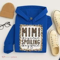 Bleached Mimi Is My Name Spoiling Is My Game Funny Mimi Life Gift Hoodie thumb 4
