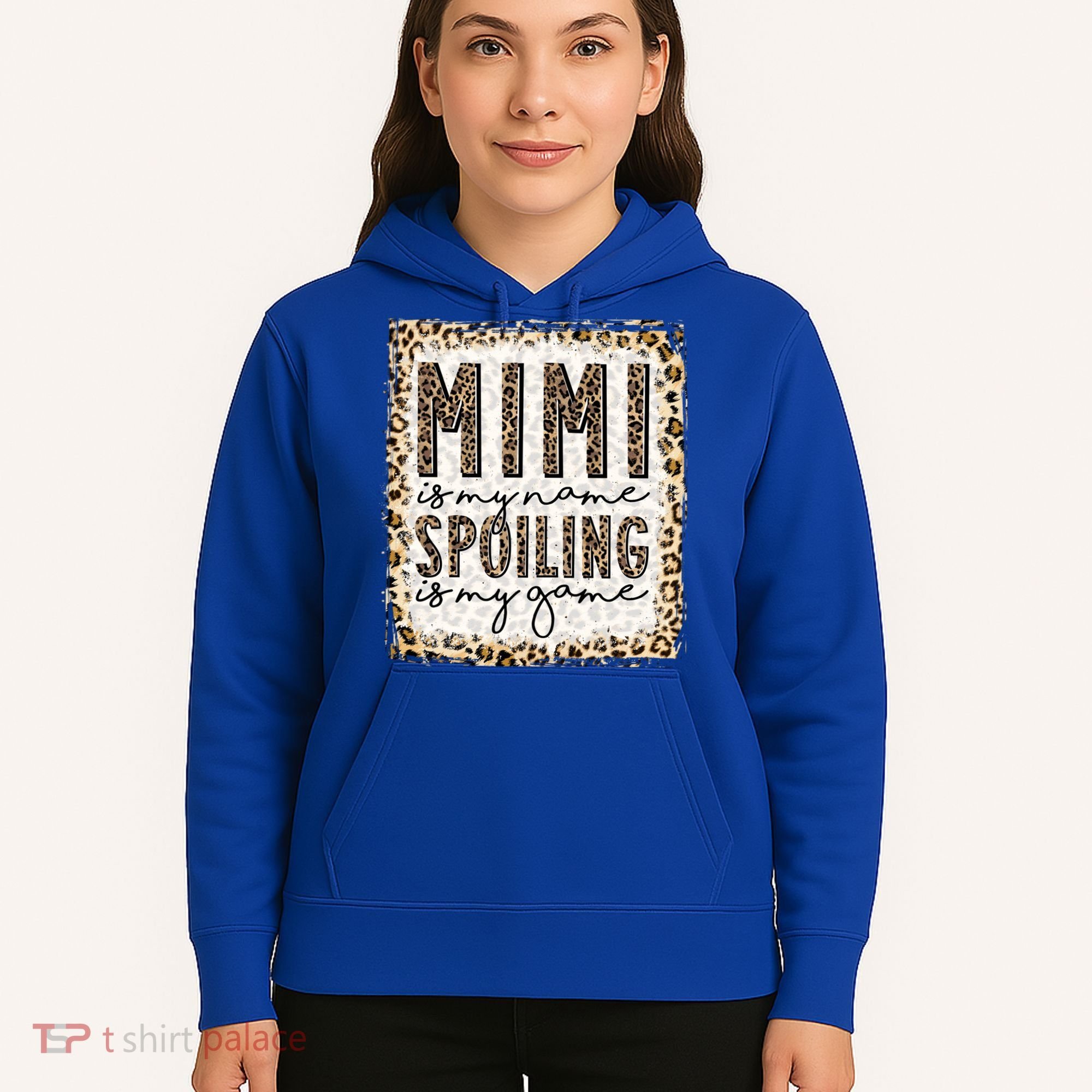 Bleached Mimi Is My Name Spoiling Is My Game Funny Mimi Life Gift Hoodie
