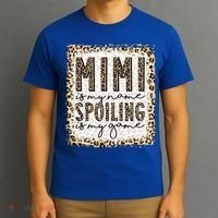 Bleached Mimi Is My Name Spoiling Is My Game Funny Mimi Life Gift T-Shirt thumb 3