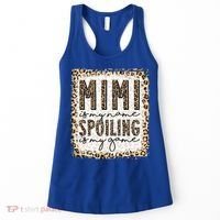 Bleached Mimi Is My Name Spoiling Is My Game Funny Mimi Life Gift Women's Tank Top thumb 0