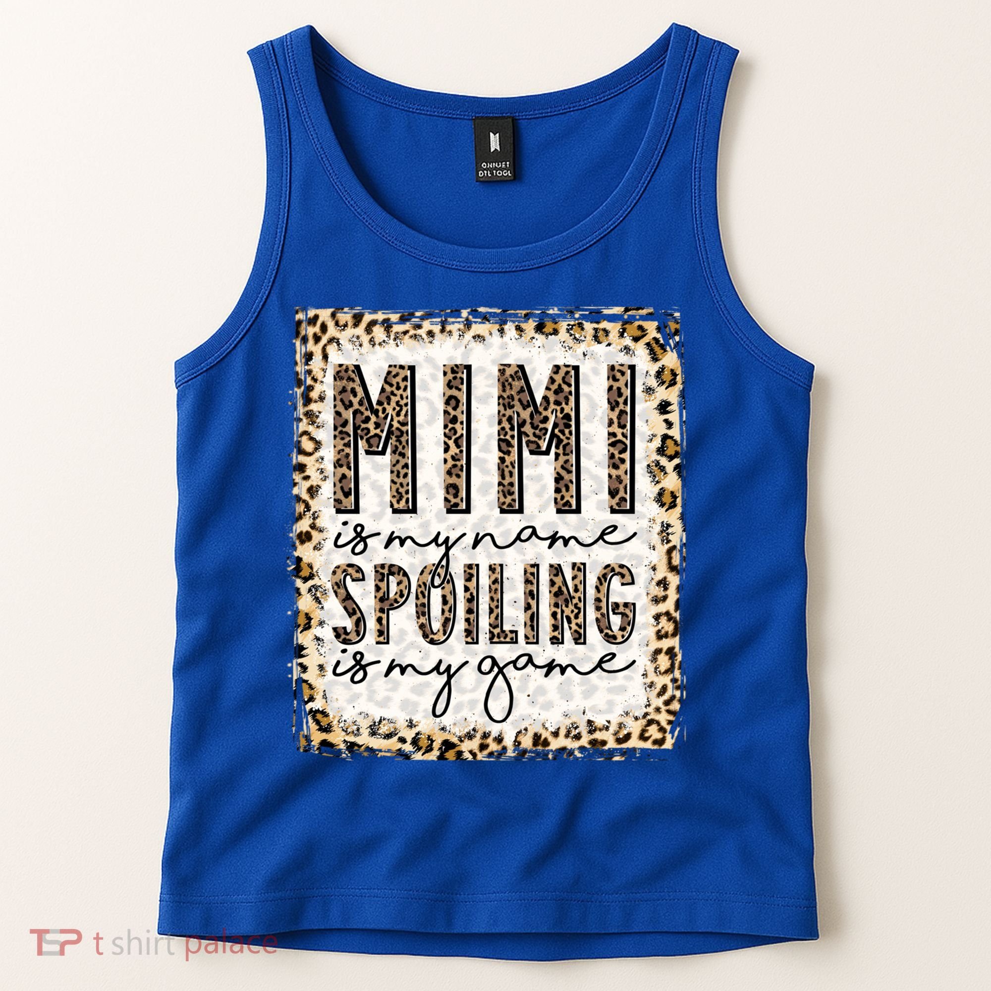 Bleached Mimi Is My Name Spoiling Is My Game Funny Mimi Life Gift Tank Top