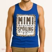 Bleached Mimi Is My Name Spoiling Is My Game Funny Mimi Life Gift Tank Top thumb 3
