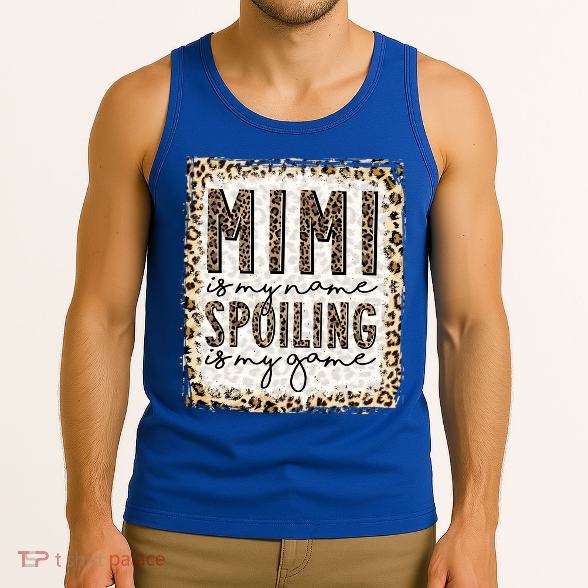 Bleached Mimi Is My Name Spoiling Is My Game Funny Mimi Life Gift Tank Top