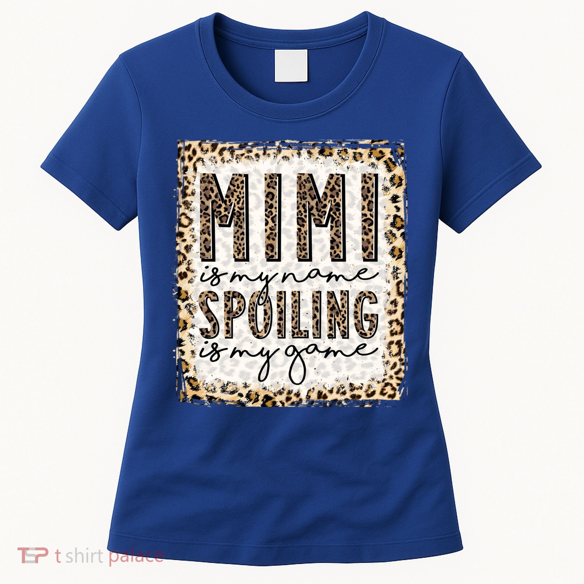 Bleached Mimi Is My Name Spoiling Is My Game Funny Mimi Life Gift Women's T-Shirt