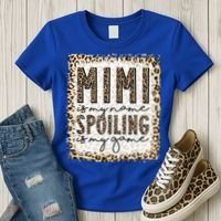 Bleached Mimi Is My Name Spoiling Is My Game Funny Mimi Life Gift Women's T-Shirt thumb 3