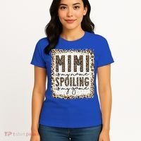 Bleached Mimi Is My Name Spoiling Is My Game Funny Mimi Life Gift Women's T-Shirt thumb 4