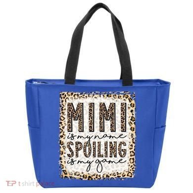 Bleached Mimi Is My Name Spoiling Is My Game Funny Mimi Life Gift Tote Bag