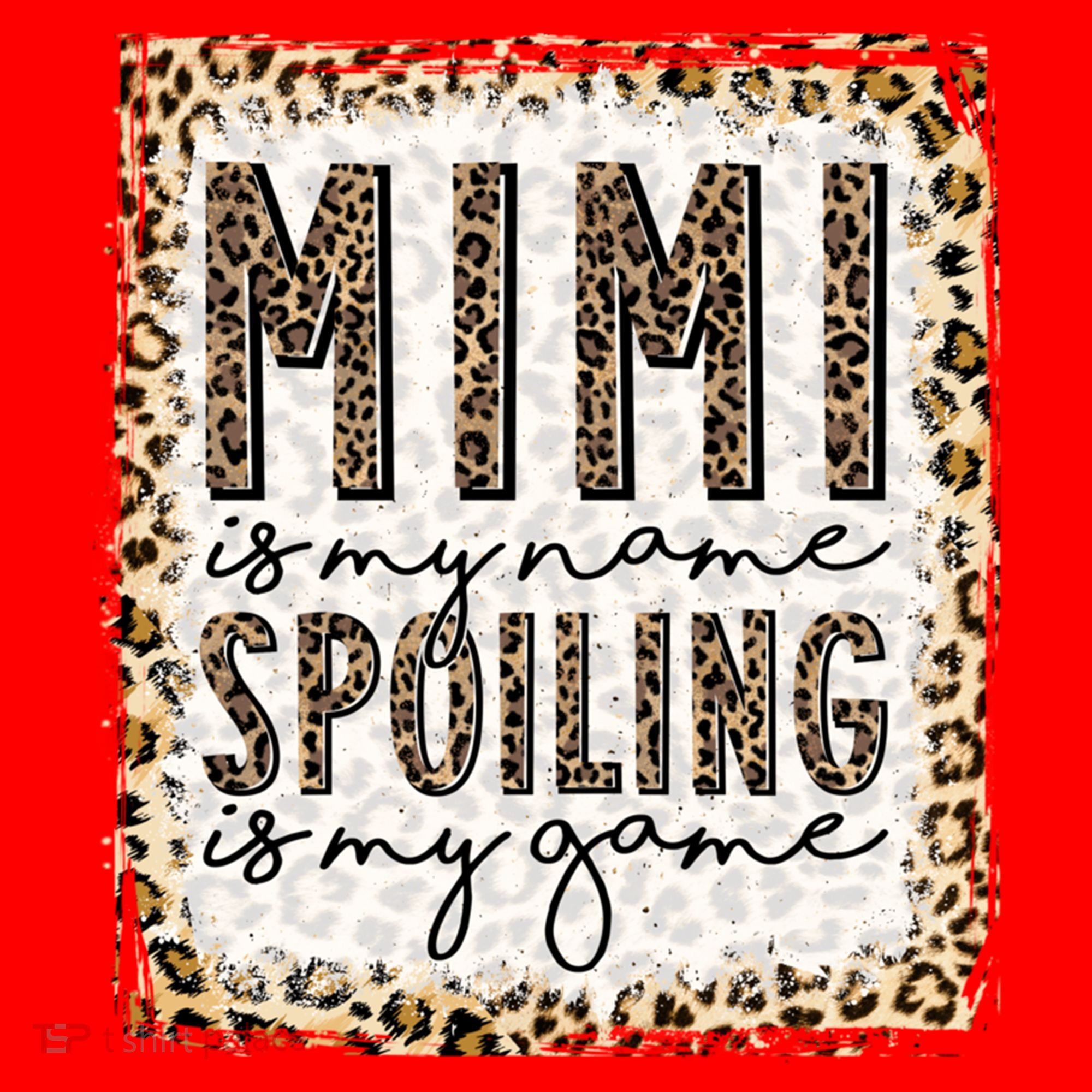 Bleached Mimi Is My Name Spoiling Is My Game Funny Mimi Life Gift Santa Hat