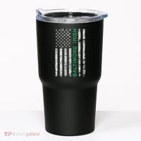 Baltimore Maryland Irish American Ireland US Flag Tumbler thumb 0
