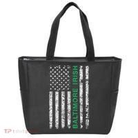 Baltimore Maryland Irish American Ireland US Flag Tote Bag thumb 0