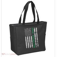 Baltimore Maryland Irish American Ireland US Flag Tote Bag thumb 2