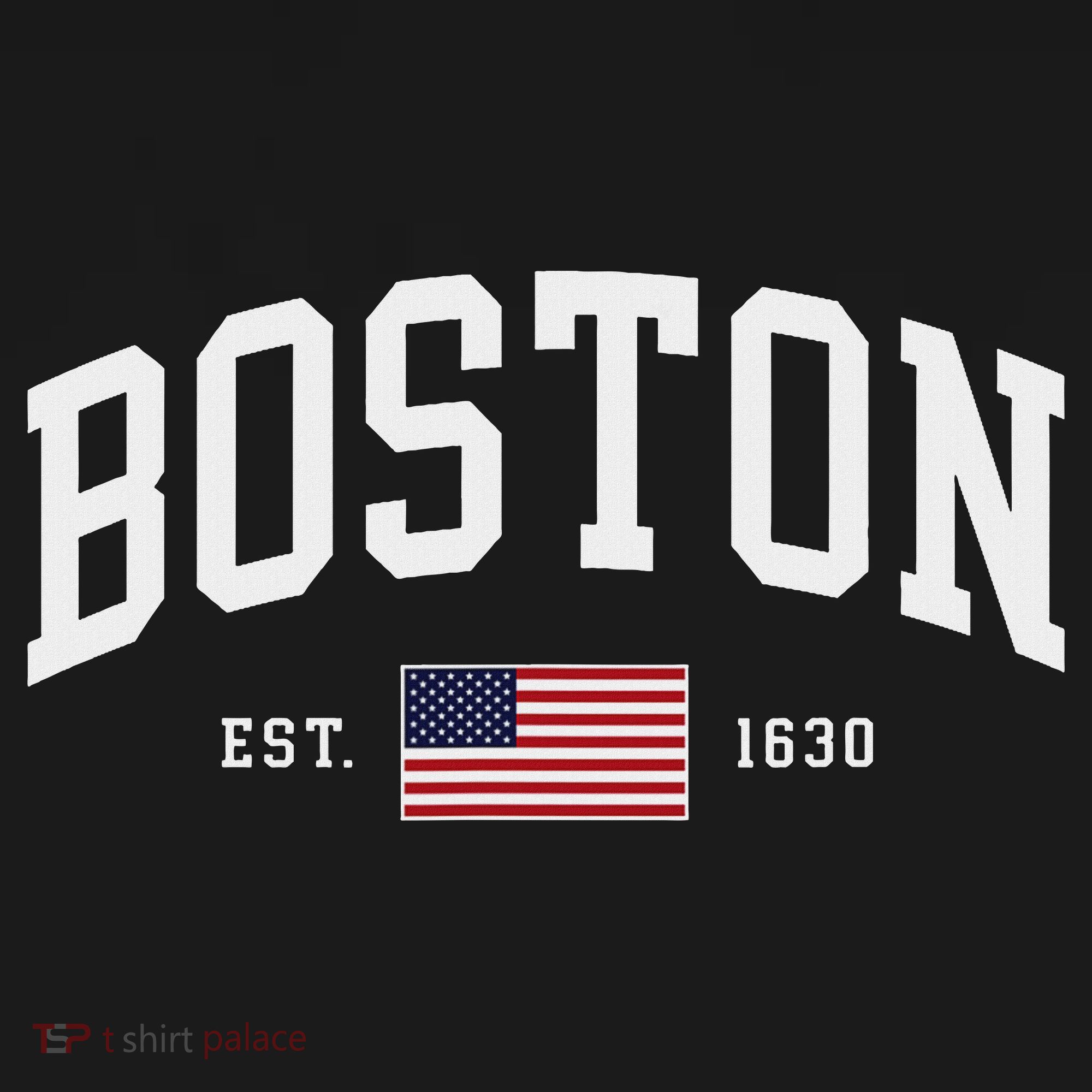 Boston Massachusetts July 4th Us Flag Retro Throwback Women's Tank Top