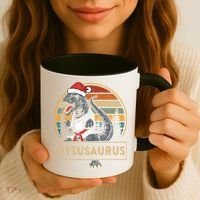 Brazilian Mma Jiu Jitsu Jitsusaurus Dinosaurs Christmas Gift Coffee Mug thumb 3