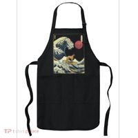 Belgian Malinois Japanese Kanagawa Wave Funny Surf Dog Apron thumb 0