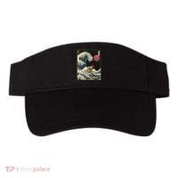 Belgian Malinois Japanese Kanagawa Wave Funny Surf Dog Visor thumb 0