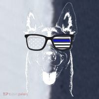 Belgian Malinois K9 Unit Thin Blue Line Flag Police Gift Sport-Tek Competitor United Soccer Jersey thumb 4