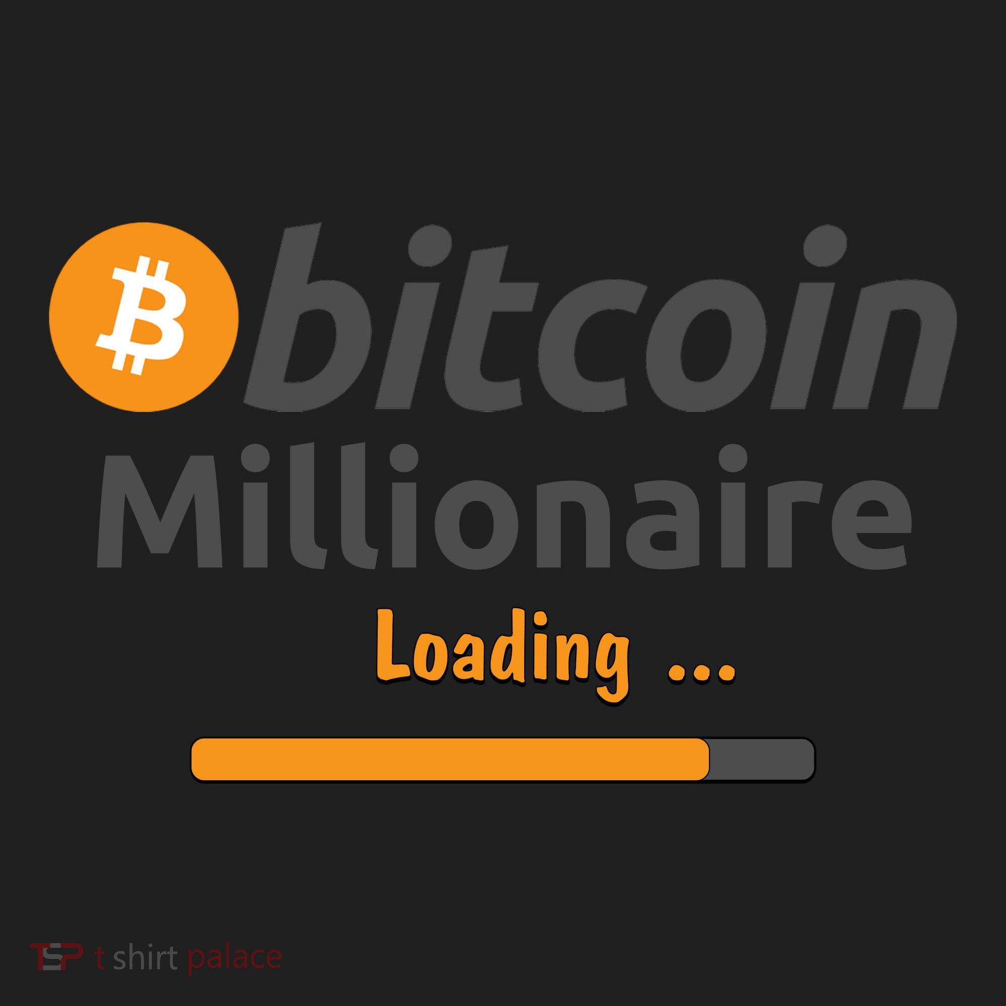Bitcoin Millionaire Loading, Funny Bitcoin, Cryptocurrency, Bitcoin Crypto Women's Sweatshirt