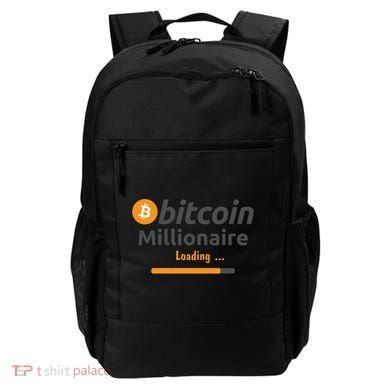 Bitcoin Millionaire Loading, Funny Bitcoin, Cryptocurrency, Bitcoin Crypto Backpack