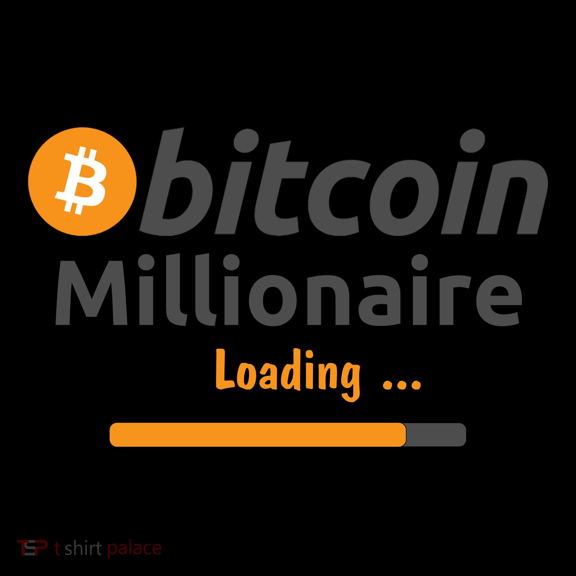 Bitcoin Millionaire Loading, Funny Bitcoin, Cryptocurrency, Bitcoin Crypto Toddler Hoodie