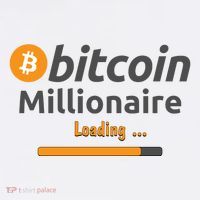 Bitcoin Millionaire Loading, Funny Bitcoin, Cryptocurrency, Bitcoin Crypto USA-Made Doggie Bandana thumb 2