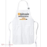 Bitcoin Millionaire Loading, Funny Bitcoin, Cryptocurrency, Bitcoin Crypto Apron thumb 0