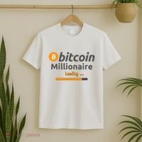 Bitcoin Millionaire Loading, Funny Bitcoin, Cryptocurrency, Bitcoin Crypto T-Shirt thumb 2
