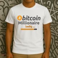Bitcoin Millionaire Loading, Funny Bitcoin, Cryptocurrency, Bitcoin Crypto T-Shirt thumb 3